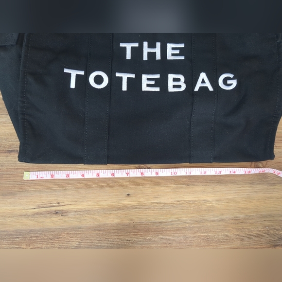 ABAMERICA The Tote Bag Black Purse - NEW w/o Tags - 16 x 13 x 7 - Picture 2 of 6